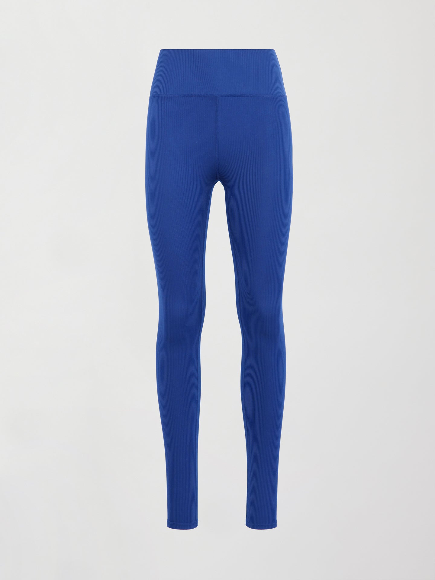 Carbon38 High Rise Legging in Ribbed Melt - Cobalt