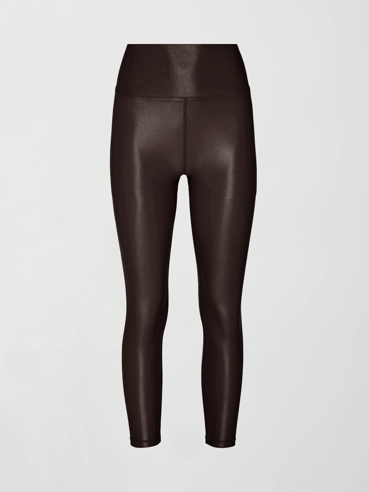 Carbon38 High Rise 7/8 Legging in Takara Shine - Chocolate Torte