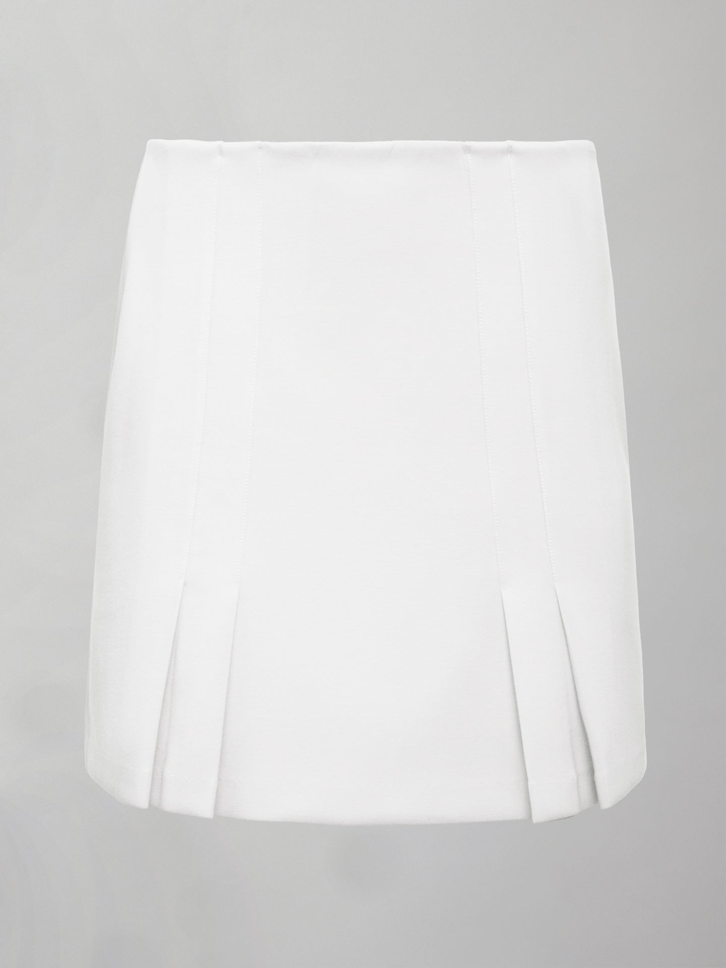 Carbon38 Tennis Skirt in Scuba - White