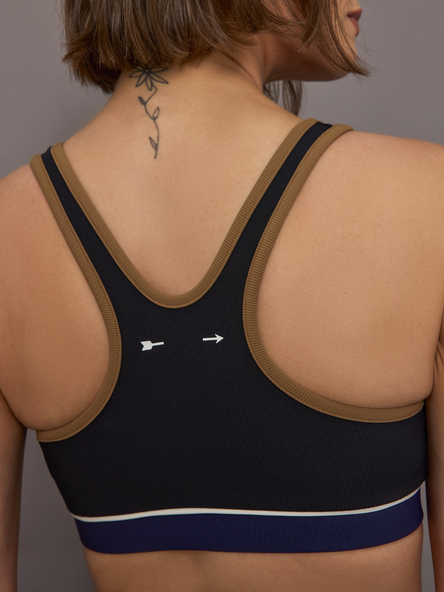 Carbon38 Revolver Jade Racerback Bra - Black