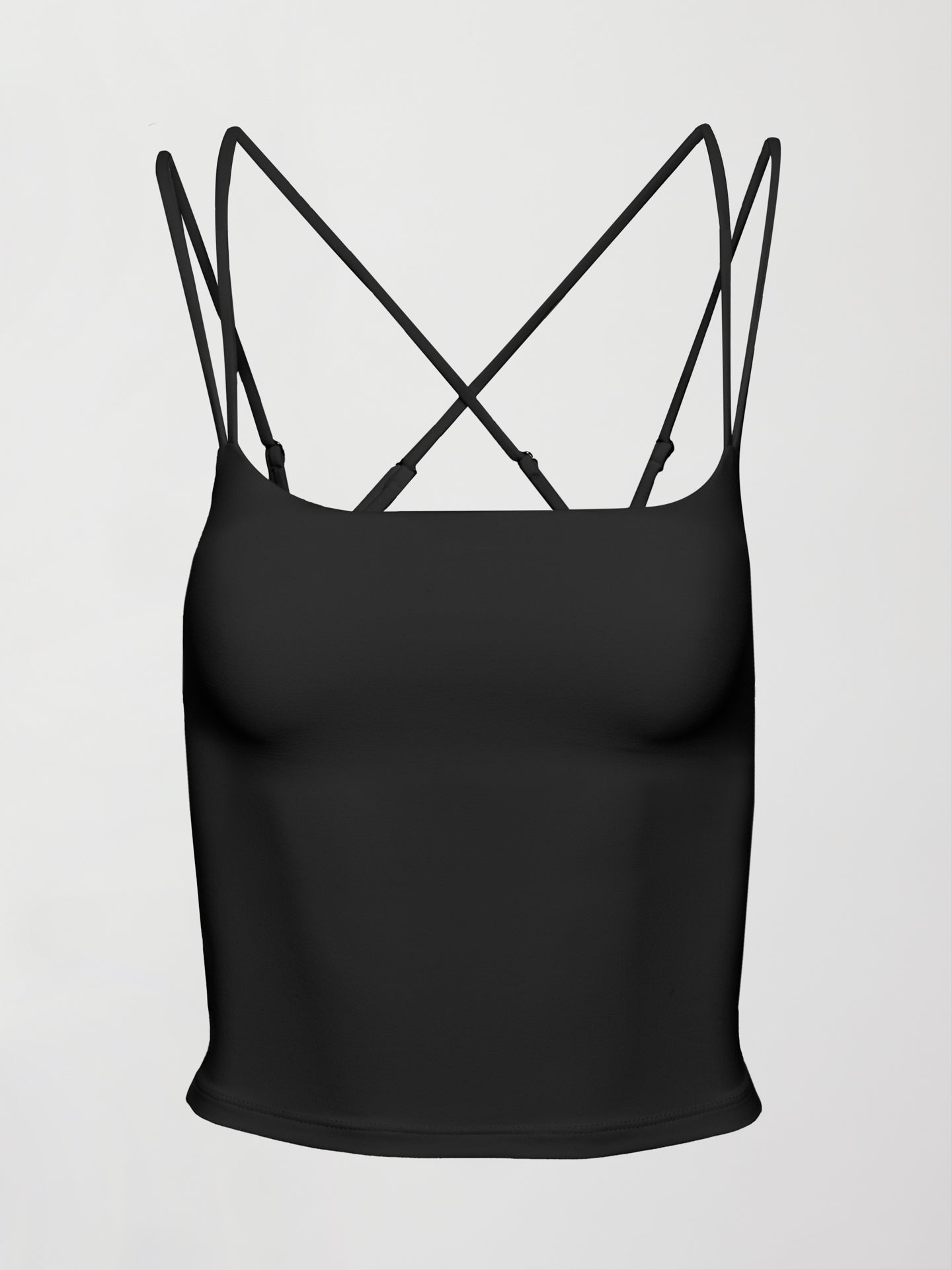Carbon38 Strappy Tank in Melt - Black
