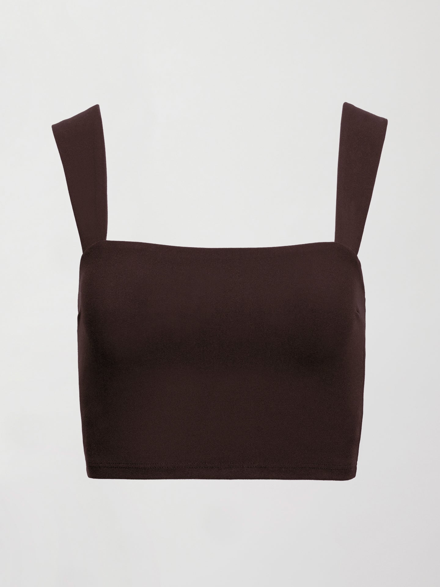 Carbon38 Square Neck Bra in Melt - Chocolate Torte