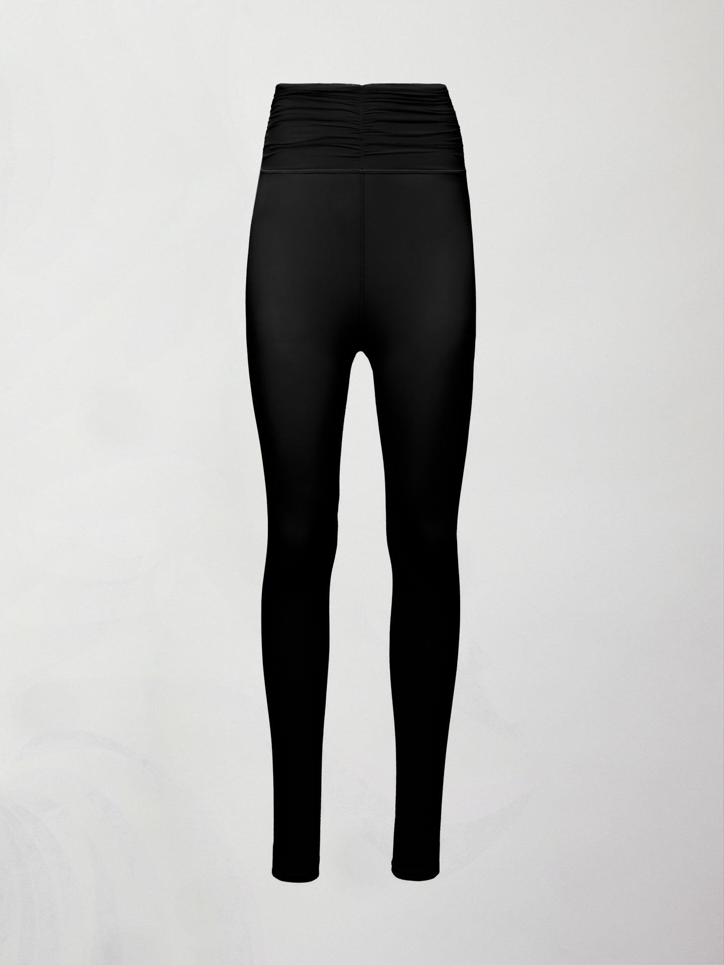 Carbon38 Ruched Mesh Legging in Melt - Black