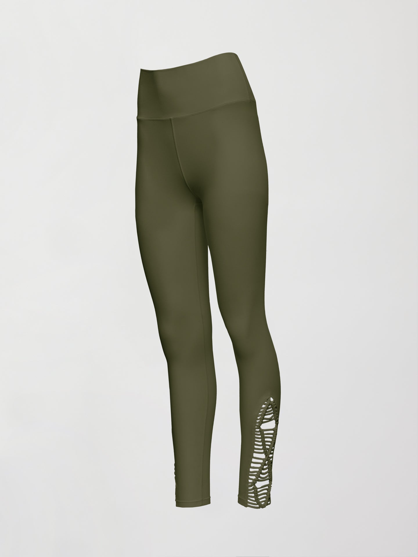 Carbon38 Crochet Legging in Melt - Olive