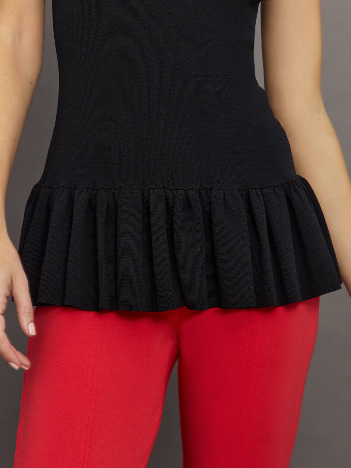 Carbon38 Jean Knit Top - Black