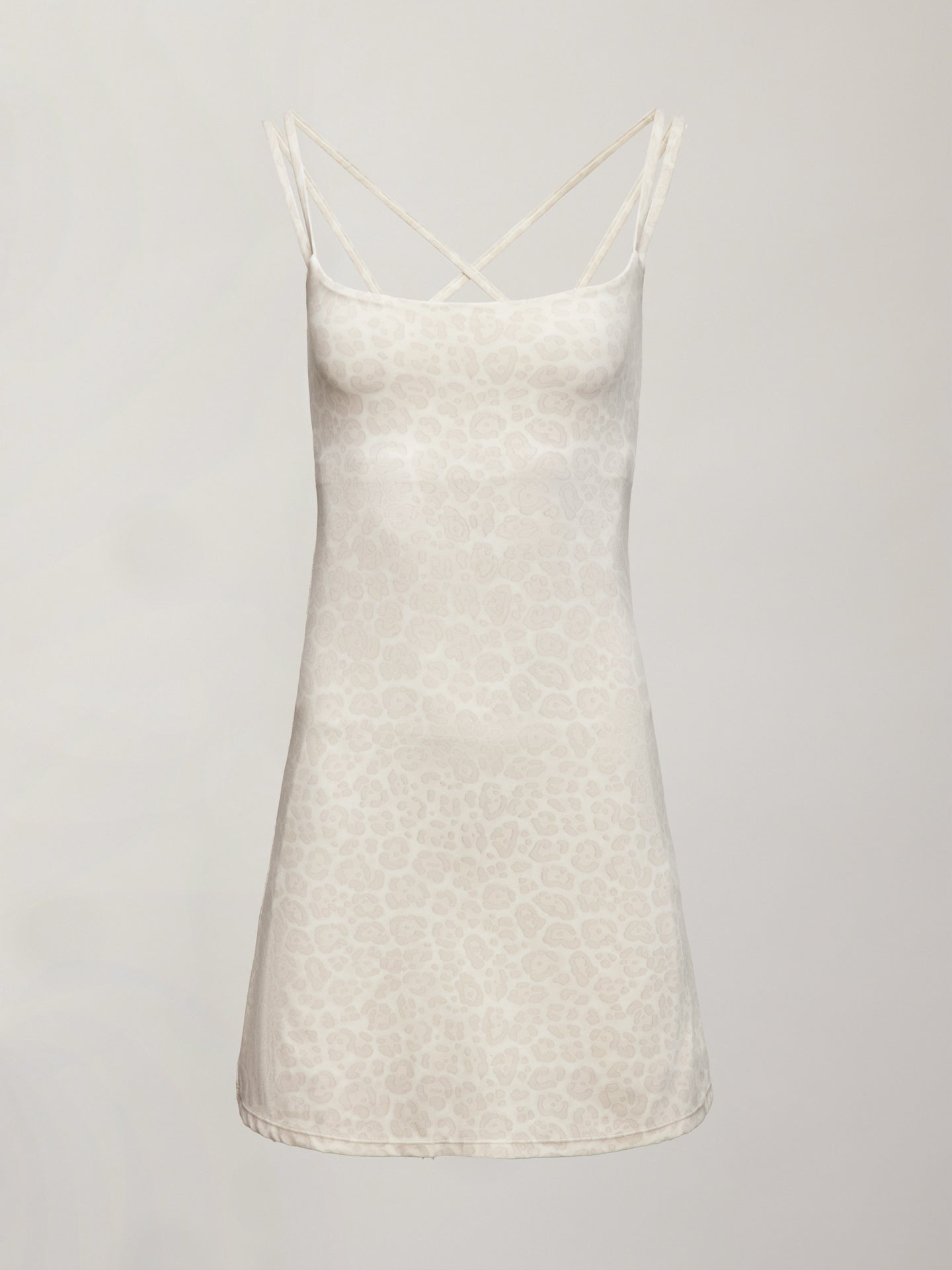Carbon38 Strappy Dress in Melt - Snow Leopard