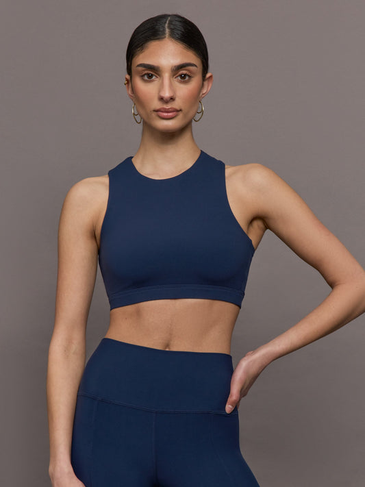 Carbon38 Open Back Bra in Melt - Navy Blazer