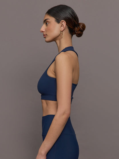 Carbon38 Open Back Bra in Melt - Navy Blazer