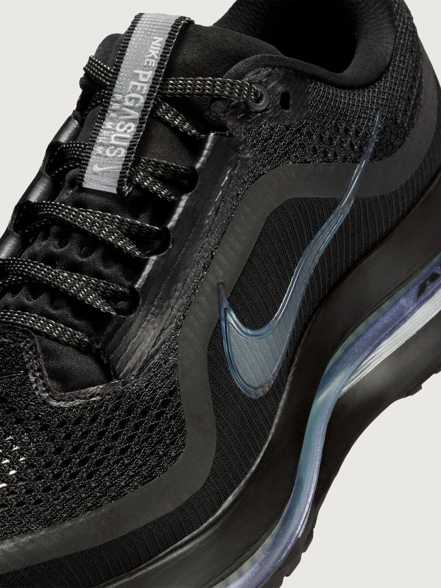 Carbon38 W NIKE PEGASUS PREMIUM - Black/Black-Metallic Silver