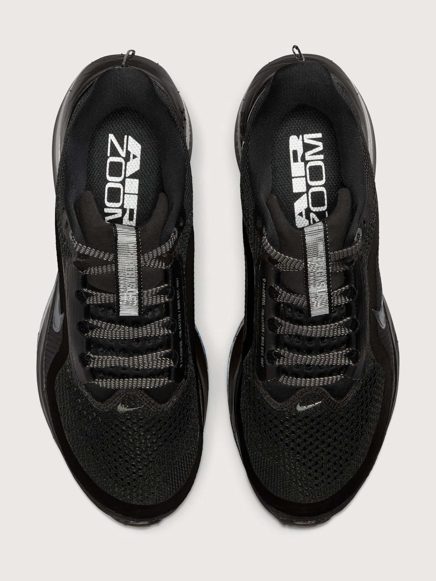 Carbon38 W NIKE PEGASUS PREMIUM - Black/Black-Metallic Silver