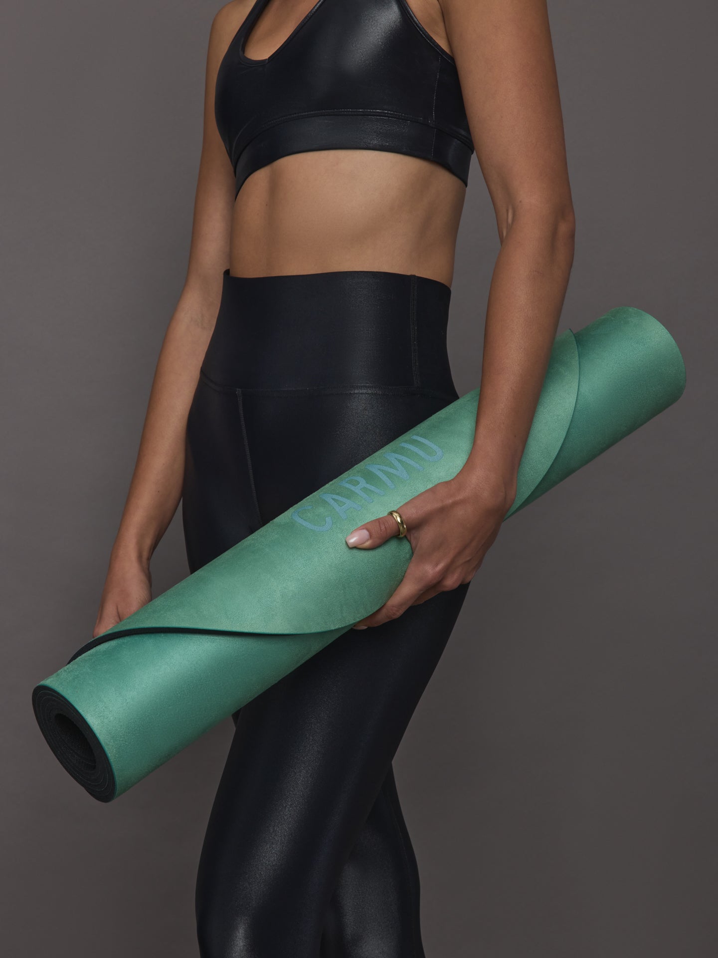 Carbon38 Solid Yoga Mat - Teal Gradient