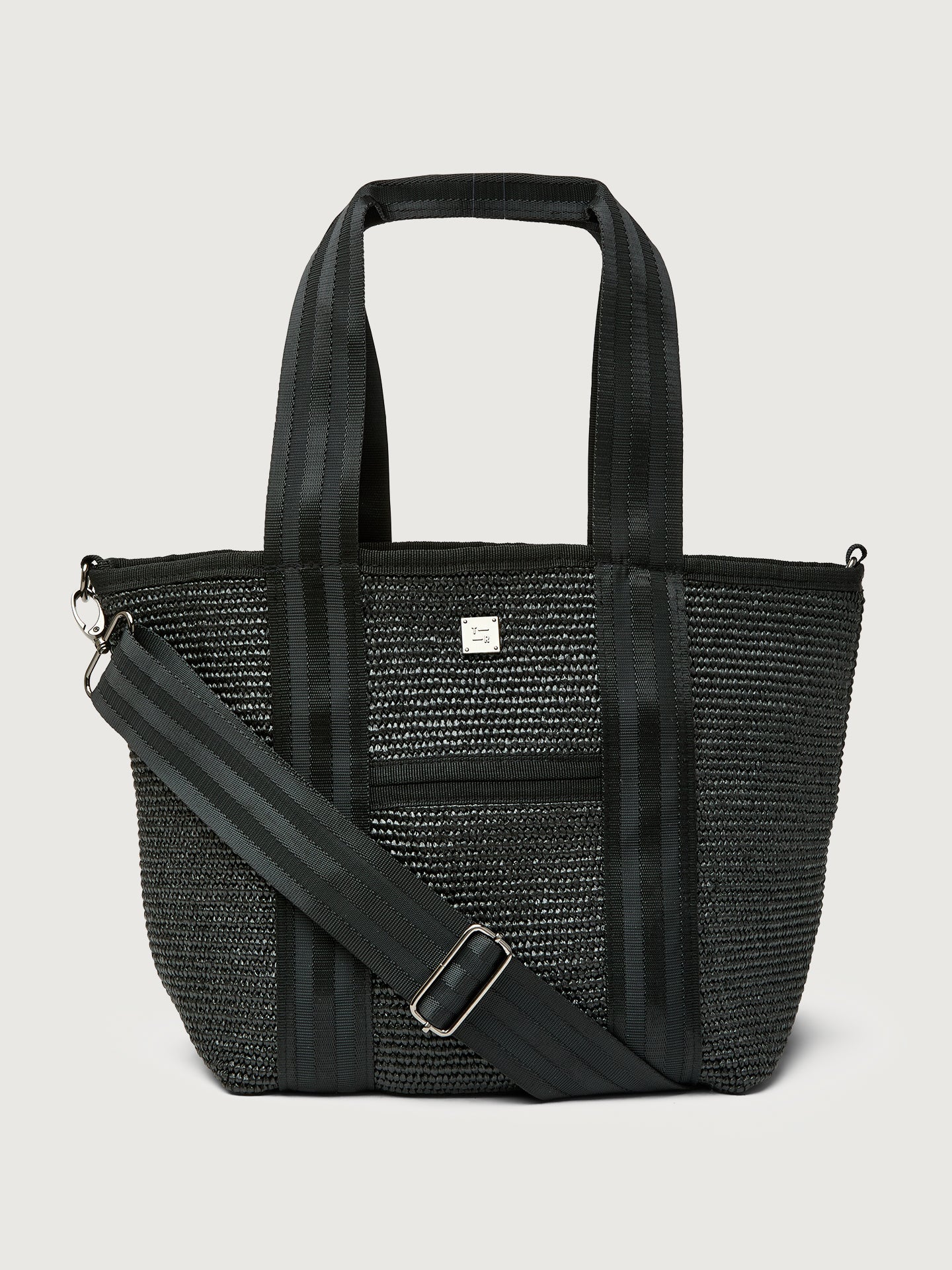 Carbon38 Capri Tote - Black Raffia