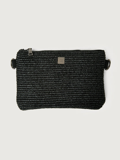 Carbon38 Capri Tote - Black Raffia