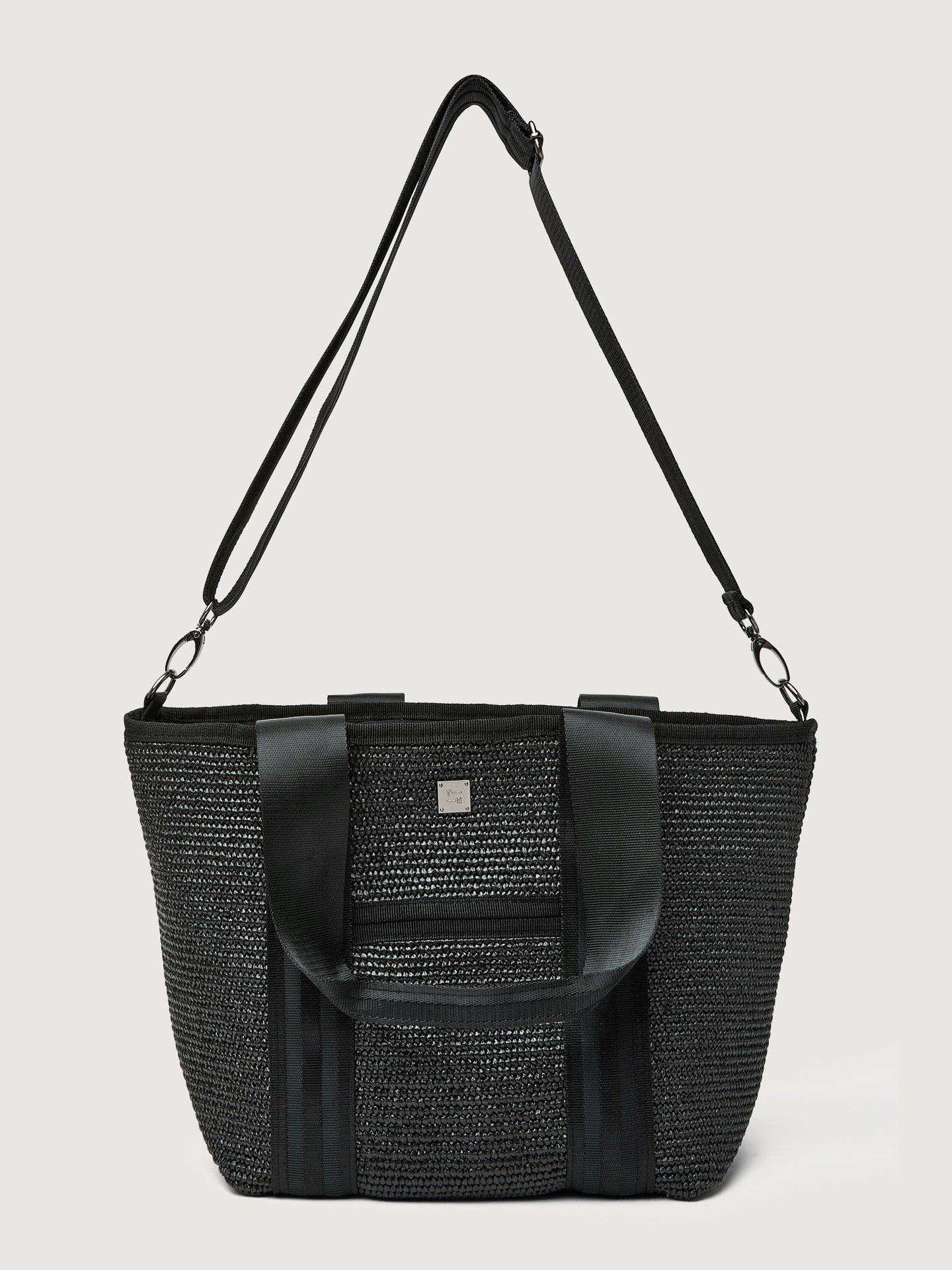 Carbon38 Capri Tote - Black Raffia