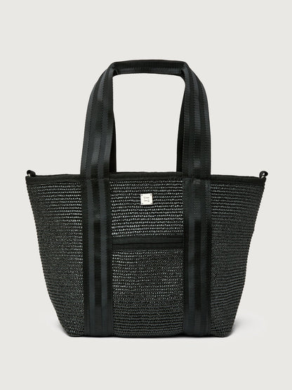 Carbon38 Capri Tote - Black Raffia