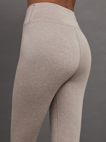 Carbon38 Wrap Legging in Heather Melt - Heather Oatmeal