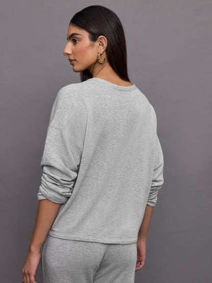 Carbon38 Pullover Sweatshirt - Heather Grey