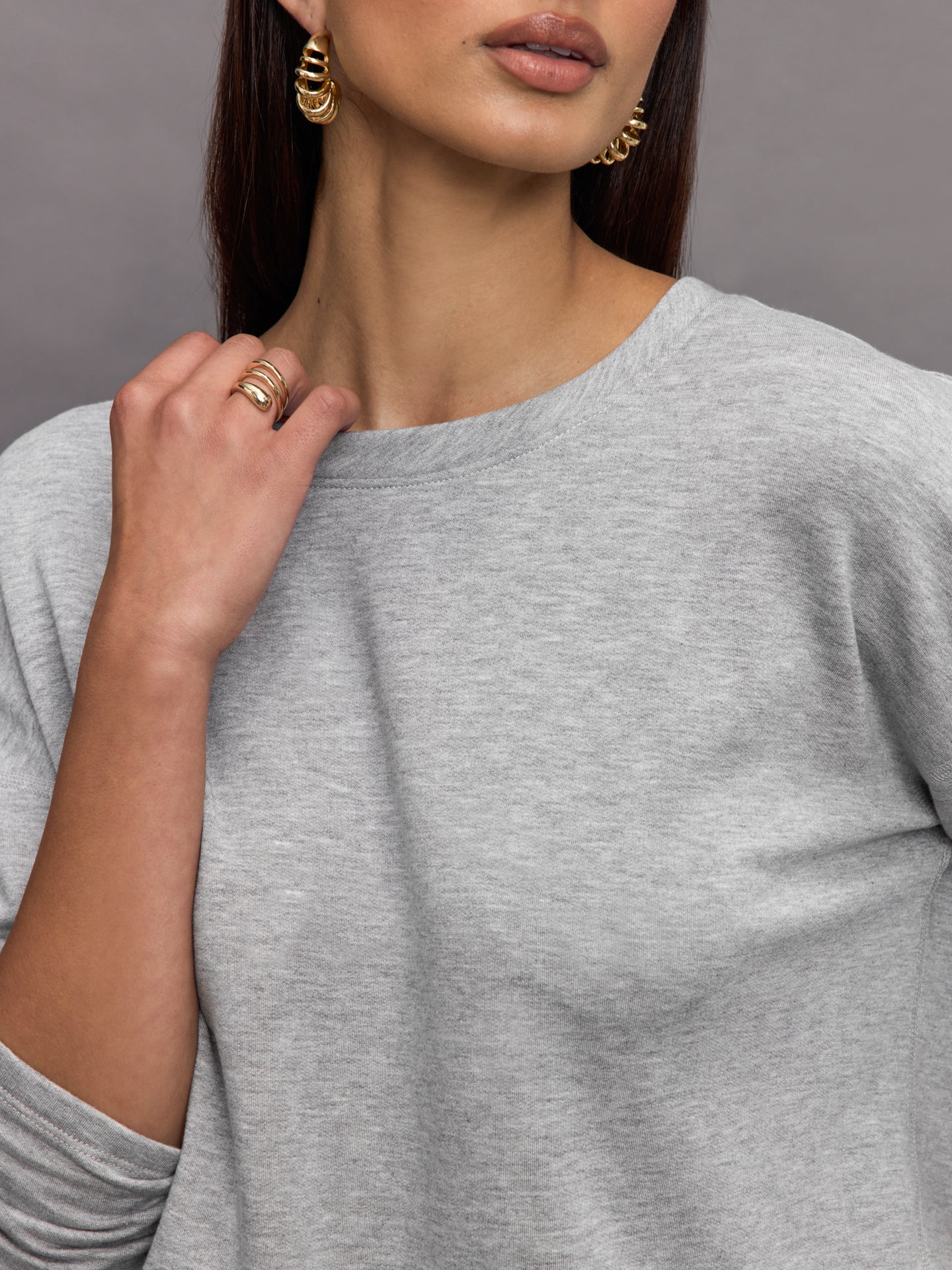 Carbon38 Pullover Sweatshirt - Heather Grey