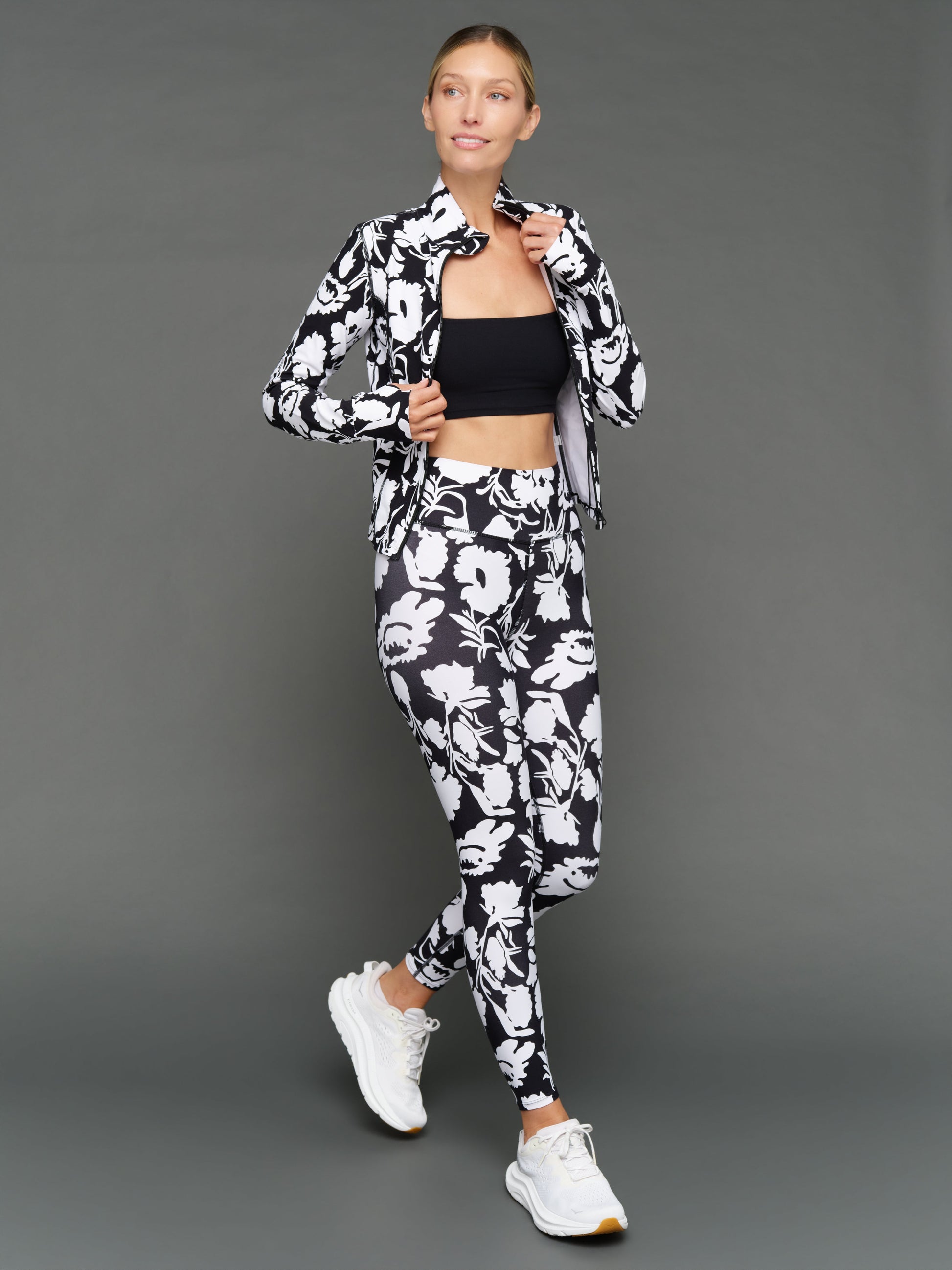 Carbon38 Floral Print Legging in Melt - Floral Print