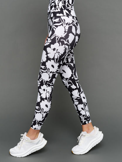 Carbon38 Floral Print Legging in Melt - Floral Print