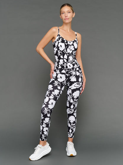Carbon38 Floral Print Ruched Tank in Melt - Floral Print
