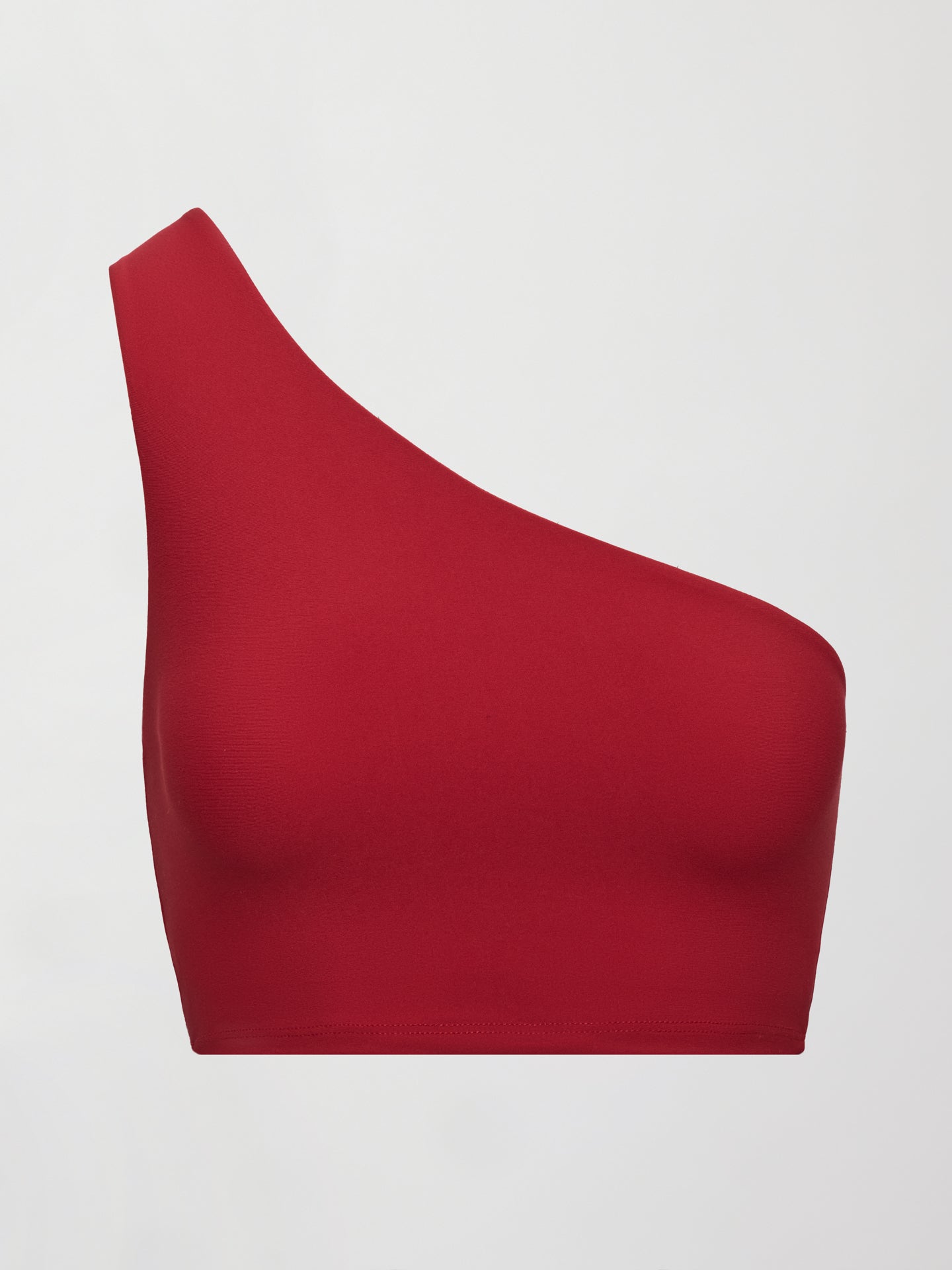 Carbon38 One Shoulder Bra in Melt - Cherry Red