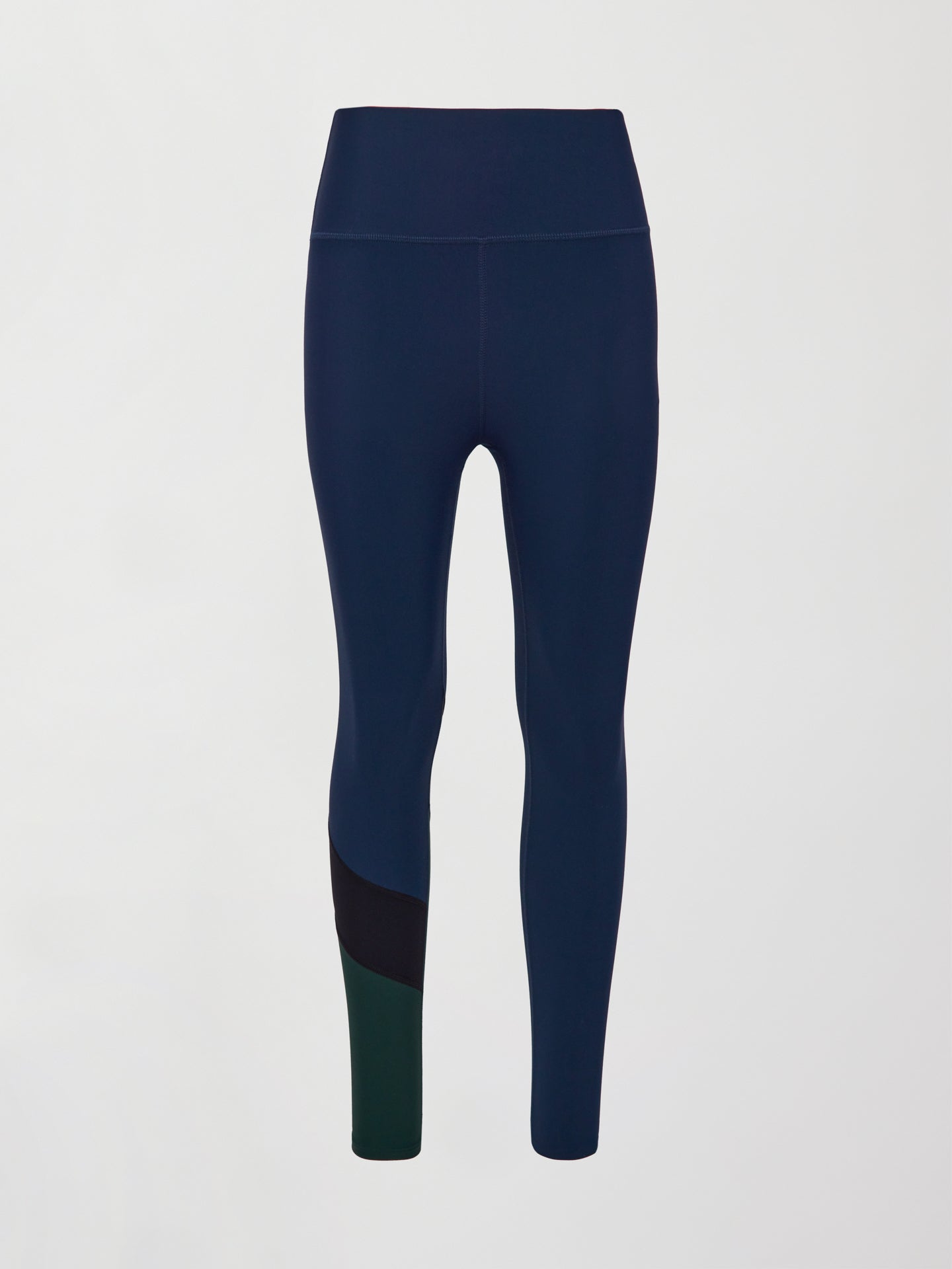 Carbon38 Colorblock Legging in Melt - Navy/Black/Forest