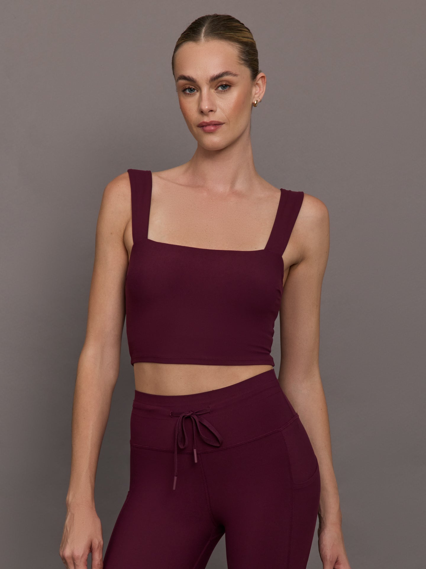 Carbon38 Square Neck Bra in Melt - Fig