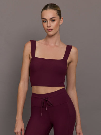Carbon38 Square Neck Bra in Melt - Fig