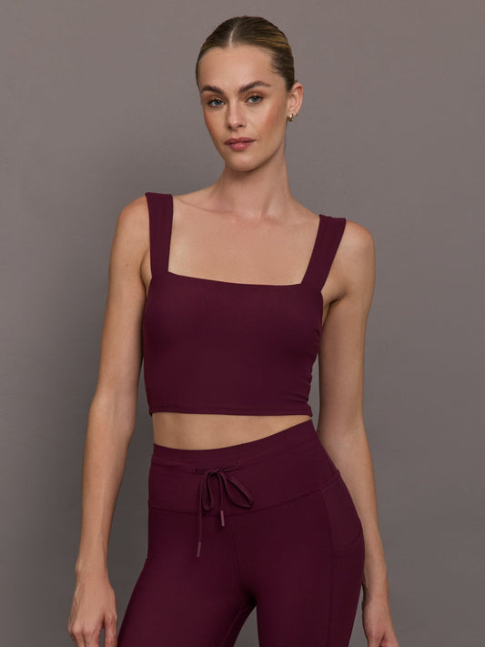 Carbon38 Square Neck Bra in Melt - Fig
