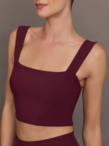 Carbon38 Square Neck Bra in Melt - Fig