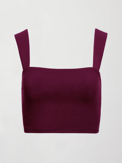 Carbon38 Square Neck Bra in Melt - Fig
