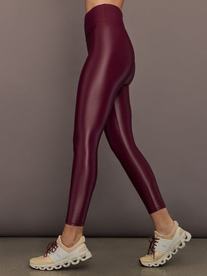 Carbon38 High Rise 7/8 Legging in Takara Shine - Fig