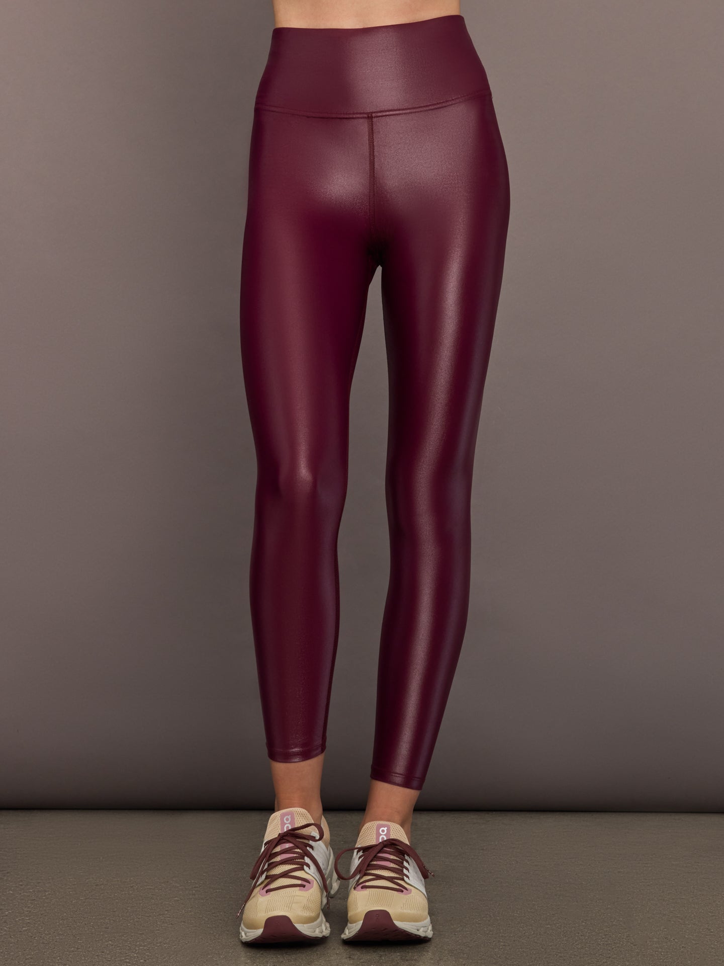 Carbon38 High Rise 7/8 Legging in Takara Shine - Fig