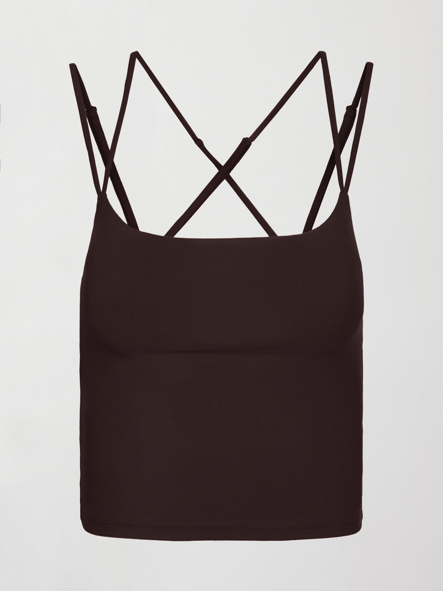 Carbon38 Strappy Tank in Melt - Chocolate Torte