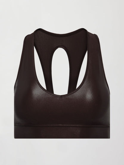Carbon38 Action Bra in Takara Shine - Chocolate Torte