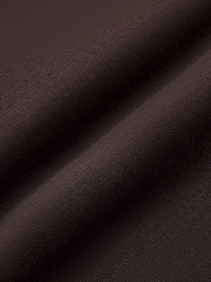 Carbon38 Long Sleeve Off Shoulder Tee - Chocolate Torte