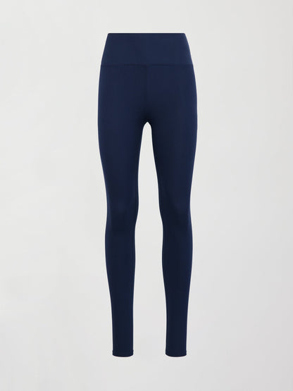 Carbon38 High Rise Legging in Ribbed Melt - True Navy
