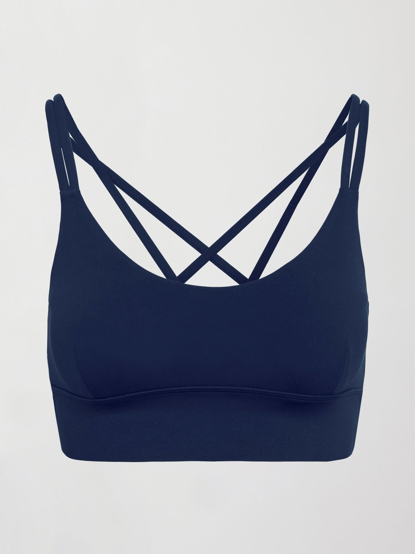 Carbon38 Multi Strap Active Bra in Diamond Compression - Navy