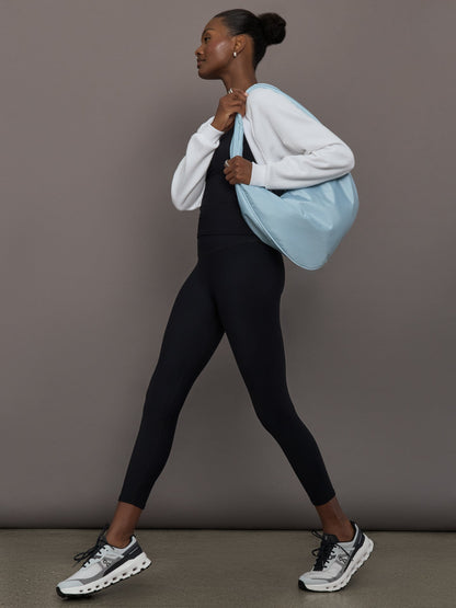 Carbon38 Long Sleeve Shrug in French Terry - White