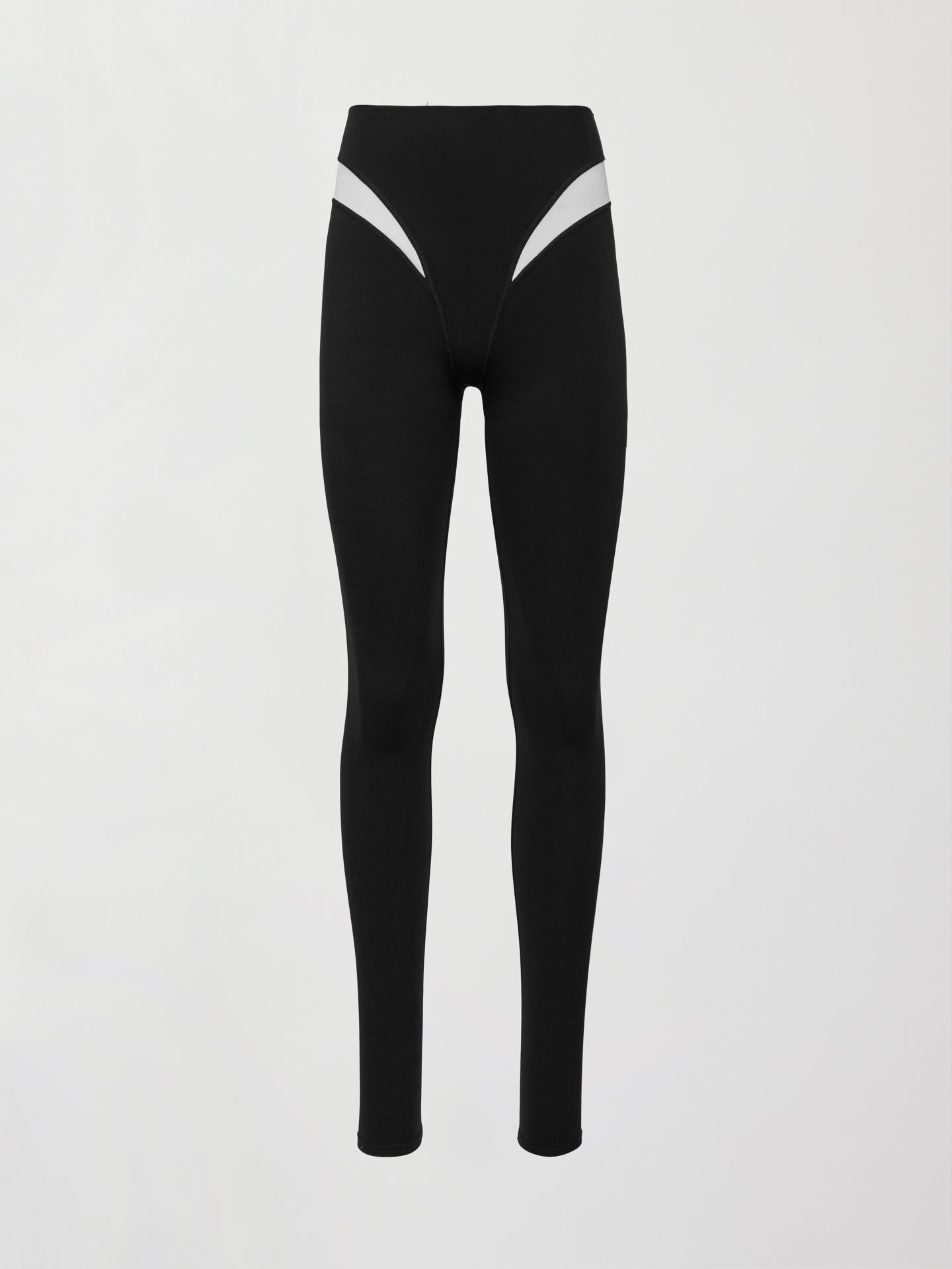 Carbon38 Spliced Colorblock Legging in Melt - Black / White