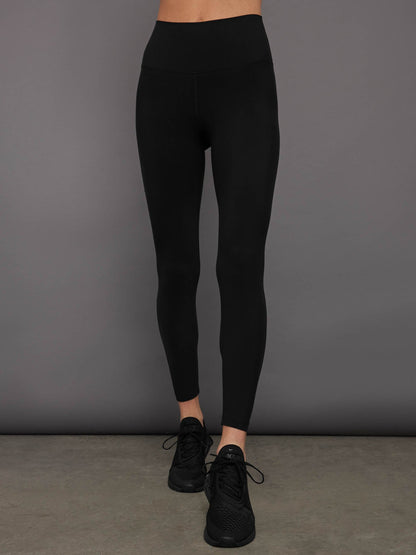 Carbon38 High Rise Legging in Melt - Black