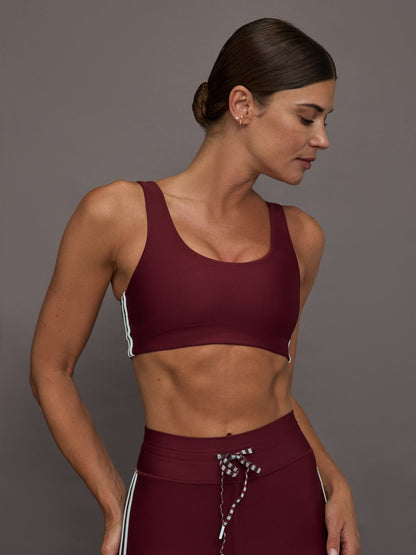 Carbon38 Oxford Harley Scoop Bra - Red
