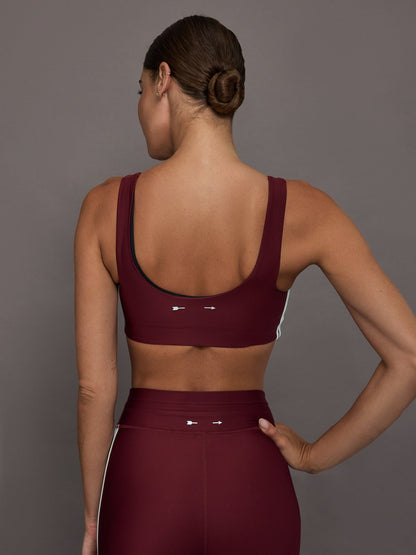 Carbon38 Oxford Harley Scoop Bra - Red