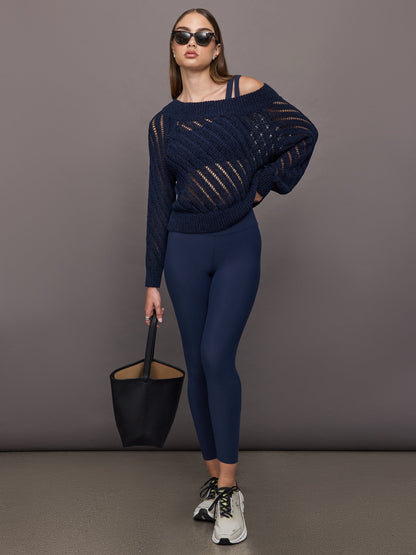 Carbon38 Cutout Bra in Melt - Navy