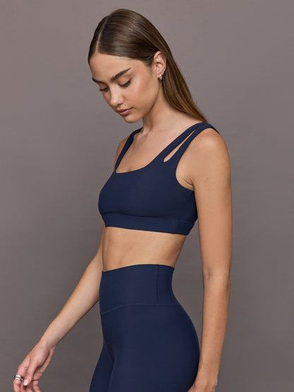 Carbon38 Cutout Bra in Melt - Navy