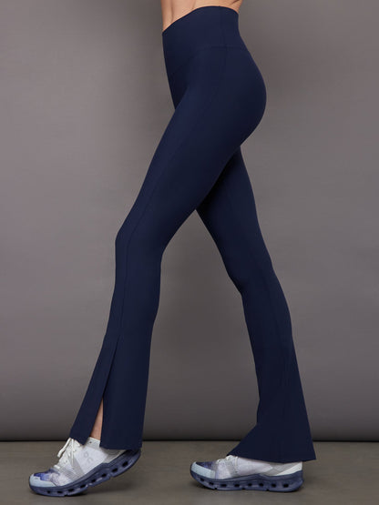 Carbon38 Split Bootcut Legging in Melt - Navy Blazer