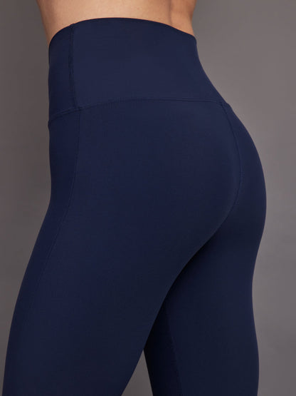 Carbon38 Split Bootcut Legging in Melt - Navy Blazer