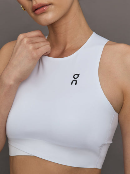 Carbon38 Court Crop Top - White