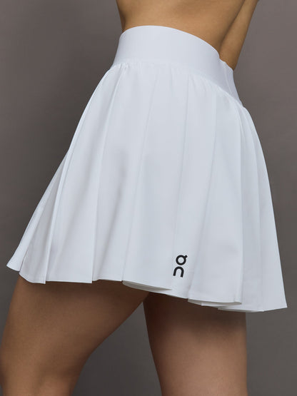 Carbon38 Court Skirt Pleated - White